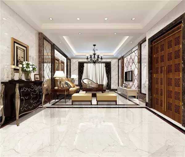 如果贴地面，选择通体大理石瓷砖好还是选择金刚石大理石瓷砖好？